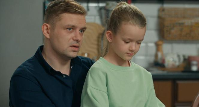 Barwy szczęścia odc. 2990. Hubert (Marek Molak), Marysia (Nina Szumowska)