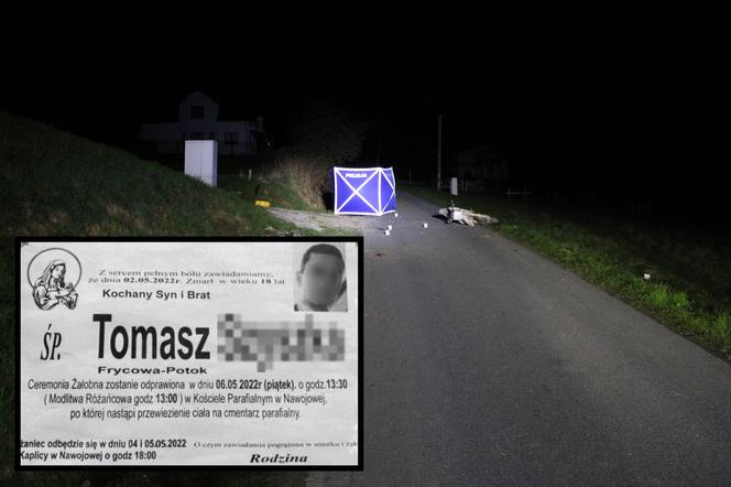 Po Tomku przejechał pijany sąsiad. Pogrzeb 18–letniego motocyklisty z Frycowej