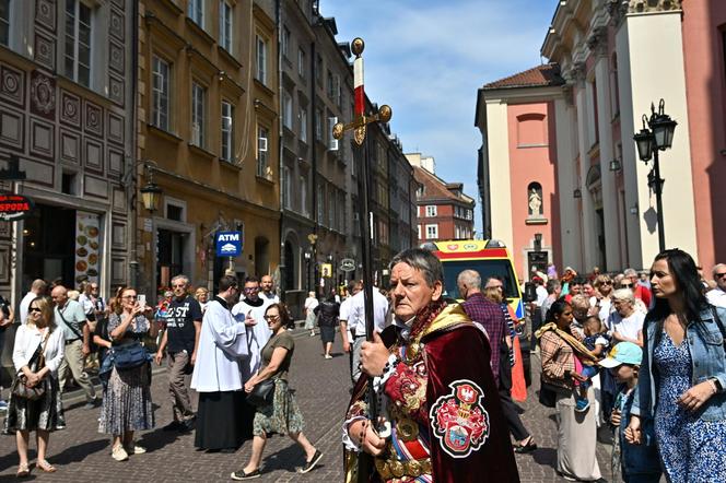 Centralna procesja Bożego Ciała 2024 w Warszawie