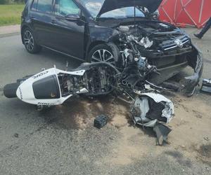 Tragiczny wypadek w Ropczycach. Nie żyje motocyklista