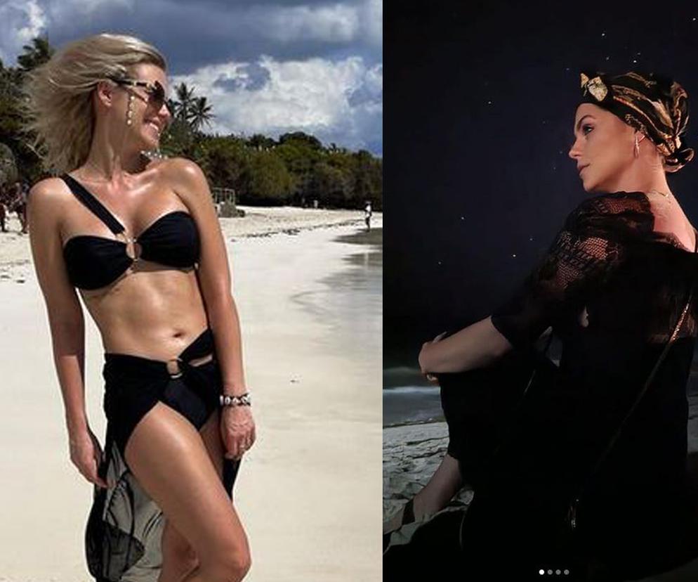 Marlena Muranowicz w kusym bikini w blasku afrykańskiego słońca. Marcin Mroczek zabrał żonę do Kenii