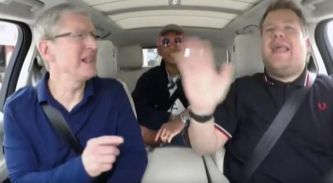Tim Cook z Apple w Carpool Karaoke