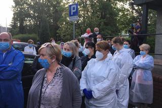 Protest pod DPS-em w Kaliszu