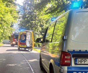 Tragiczny wypadek motocyklisty BMW. Co się stało na ulicy Cieszyńskiej?