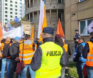 Protest kolejarzy Warszawa 15.10.2025