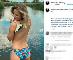 Marta Chodorowska zrzuciła stanik przed obiektywem. 41-letnia gwiazda Klanu i M jak Miłość pokazuje wdzięki 