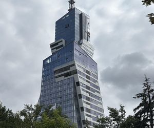 Byliśmy 40, piętrze najwyższego budynku mieszkalnego w Polsce. Widok jest niesamowity