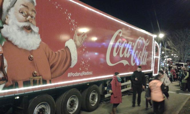 Świąteczne ciężarówki Coca - Coli we Wrocławiu