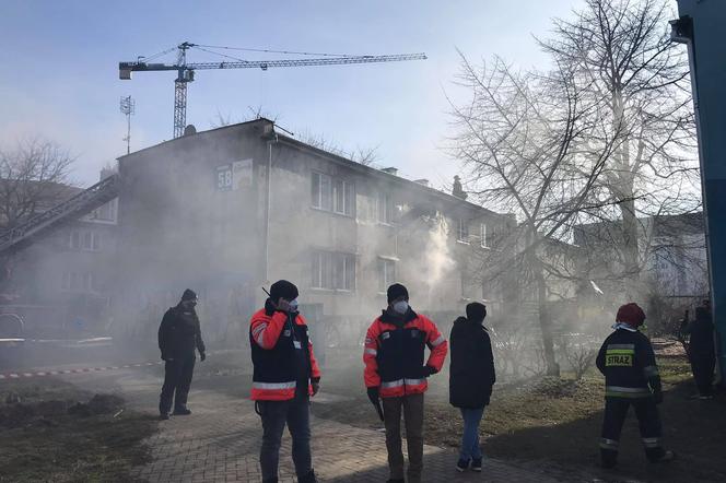 Pożar w Lublinie przy ul. Wrońskiej 
