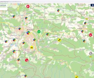 Krajowa Mapa Zagrożeń bardzo popularna. Na co najczęściej skarżą się mieszkańcy Nowego Sącza?