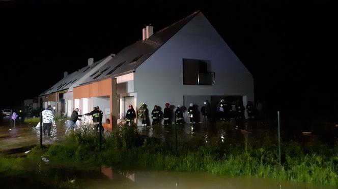Nocna powódź w Rzeszowie