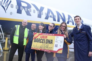 Pierwszy lot z Lublina do Barcelony 