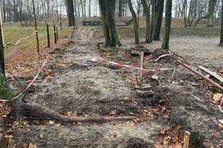 Remont w Parku Tysiąclecia. Styczeń 2023