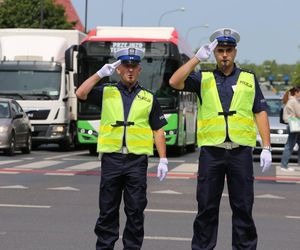 Policjanci sprawdzali swoje umiejętności na najbardziej ruchliwym skrzyżowaniu w Lublinie