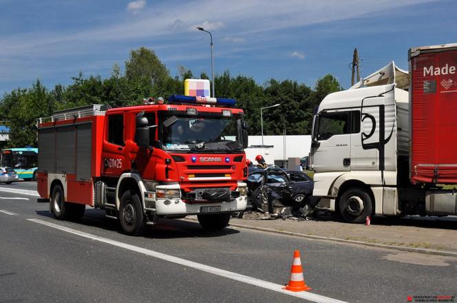 Wypadek śmiertelny w Sosnowcu. Zginął kierowca audi