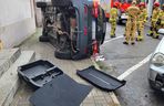 Dramat w Chełmnie. Kierowca wjechał w grupę ludzi. Pięć osób rannych, w tym dzieci [ZDJĘCIA]