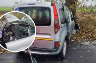 Wypadek drogowy w Kujawsko-Pomorskiem. Samochód uderzył w drzewo. Zginęły dwie osoby