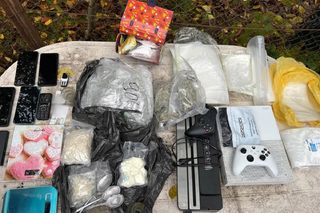 Nalot policji na ogródki działkowe. Zatrzymali 33-latka i jego żonę. 9-miesięcznę niemowlę wciągnięte w przestępczy proceder