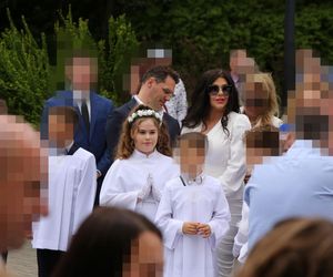 Iwona Węgrowska wyprawiła córce komunię
