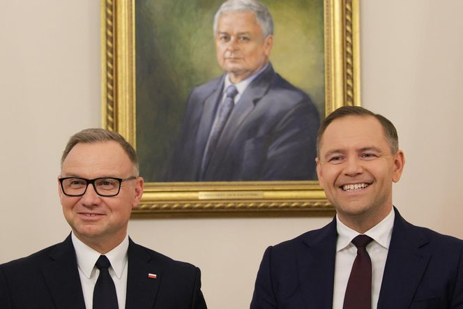 Spotkanie Andrzeja Dudy z Karolem Nawrockim
