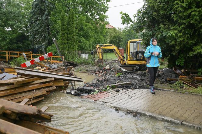 Zalania po intensywnych opadach deszczu