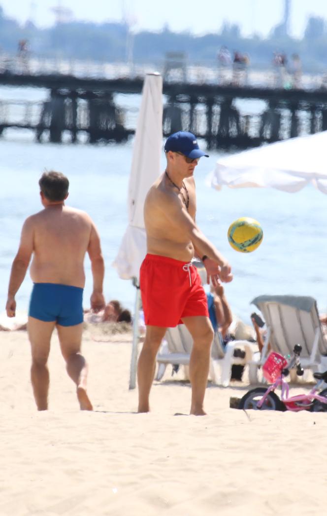 Marcin Moreczk jak  Adonis w Sopocie