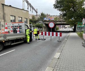 Remont wiaduktu w Katowicach nad ul. Graniczną. Droga jest zamknięta do odwołania