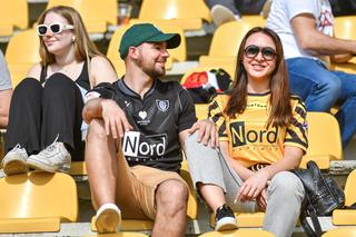 Kibice na meczu GKS Katowice - Odra Opole