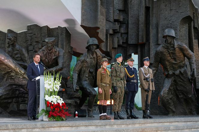 81. rocznica Powstania Warszawskiego. Uroczystość na pl. Krasińskich (31.07.2025)