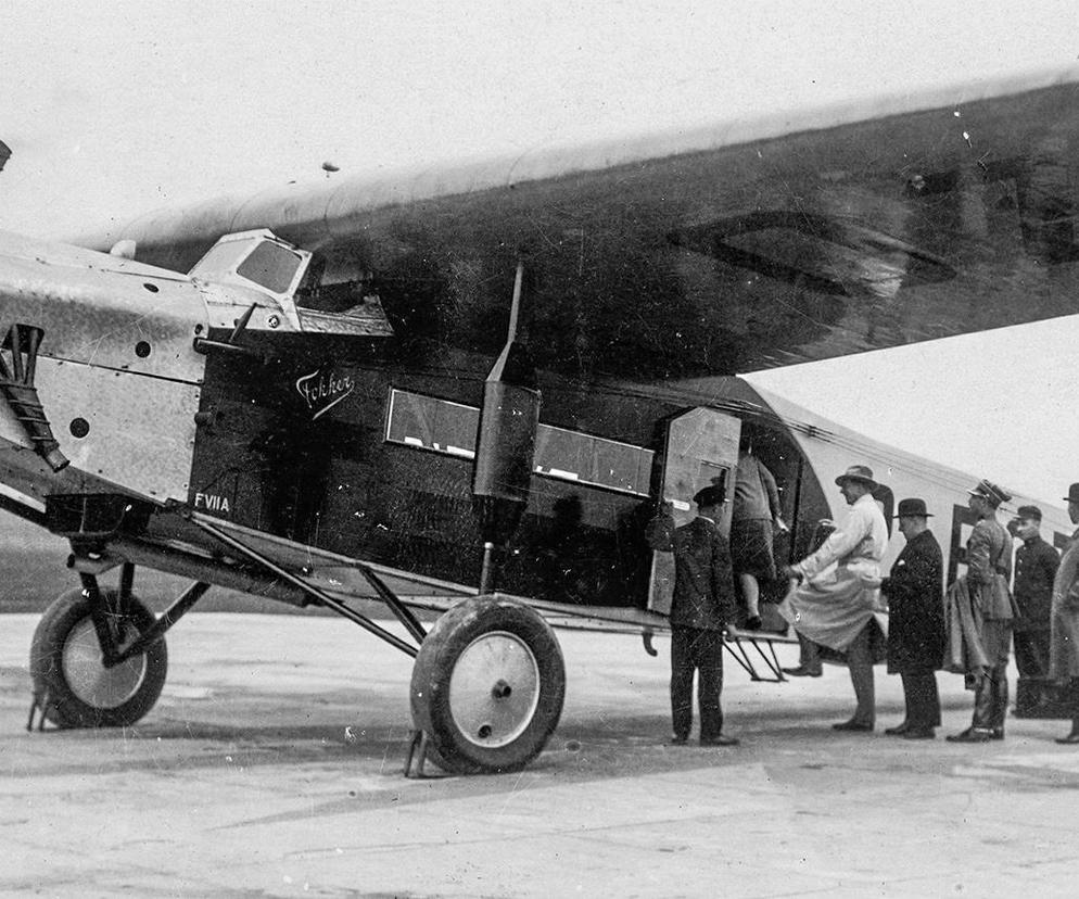 Fokker VII, PLL LOT, II RP, lotnisko