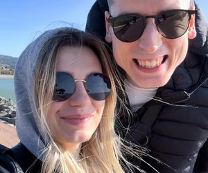 Kamil Semeniuk z żoną Katarzyną