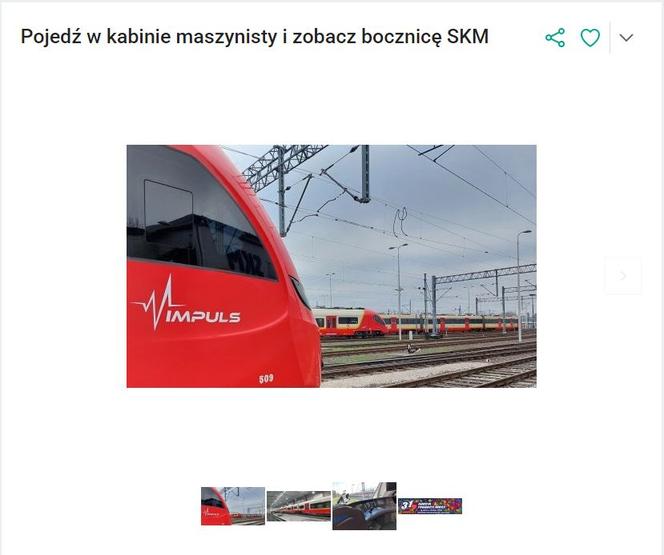 Pojedź w kabinie maszynisty i zobacz bocznicę SKM