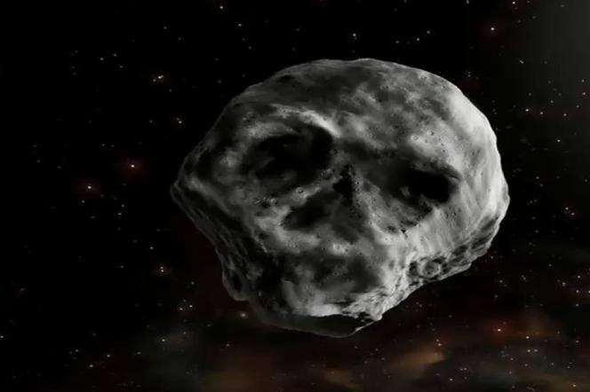 Asteroida jak czaszka
