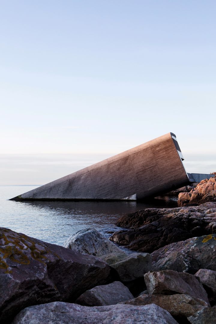 Restauracja Under, Lindesnes, Norwegia, proj. Snøhetta, 2019