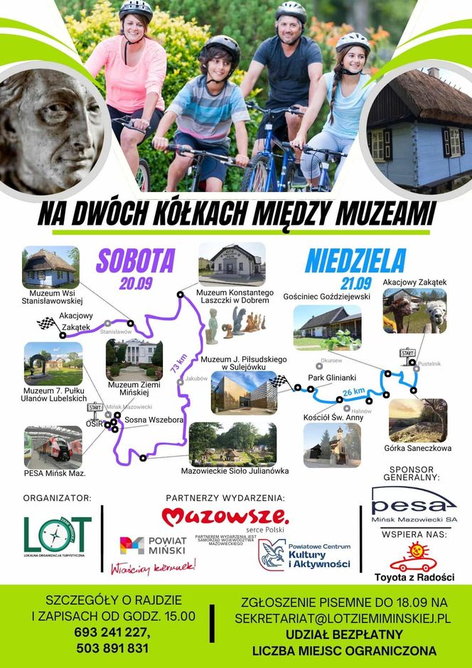 Rajd Rowerowy Ziemi Mińskiej.