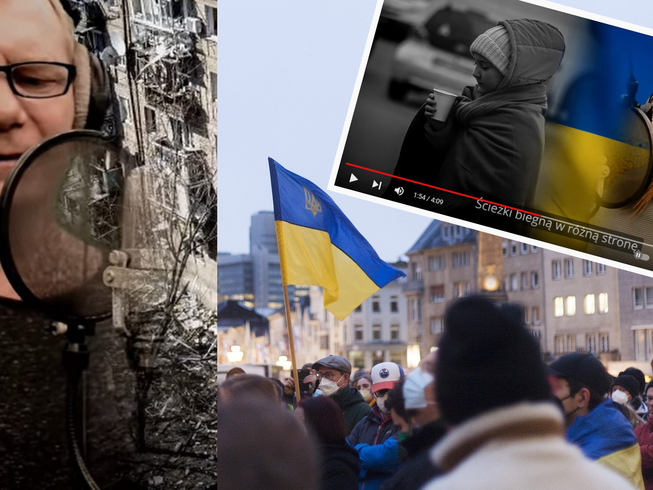 Opolanin nagrał piosenkę z Ukraińcami! Antywojenne wideo rozchodzi się samo [WIDEO, ROZMOWA]