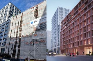 Żelazna 54, Warszawa. W miejscu planowanego hotelu Matexi Polska buduje 144 mieszkania