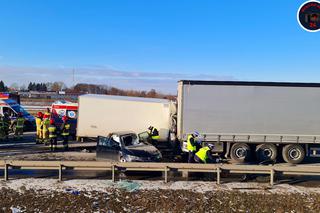 Poważny wypadek na trasie S8 pod Pruszkowem