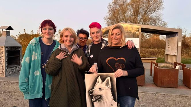 Ekipa filmowa w schronisku dla zwierząt w Nowym Sączu 