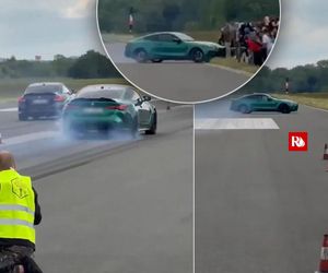 Potworny wypadek w czasie wyścigów na lotnisku! Kierowca wjechał w tłum ludzi. Wielu poszkodowanych [WIDEO]
