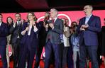 Magdelna Biejat i liderzy Lewicy 