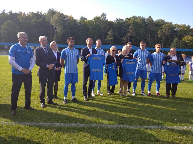 Otwarcie inwestycji sportowych w Tomaszowie Lubelskim - stadion OSiR