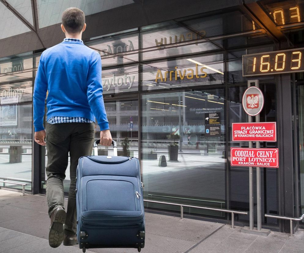 Kraków. Awantura na lotnisku Balice. Pasażer nie został wpuszczony na pokład, bo spóźnił się o 5 sekund