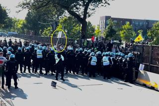 Niemal 70 zatrzymanych po protestach w czasie DNC