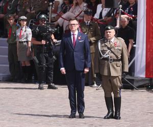 Uroczystości z okazji święta Konstytucji 3 Maja na Placu Zamkowym w Warszawie