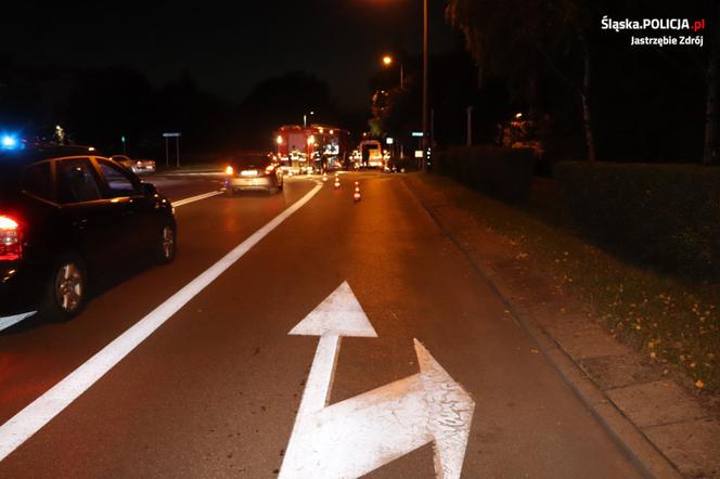 Jastrzębie-Zdrój: Motocyklista wjechał w samochód osobowy