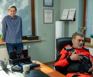 Na sygnale odc. 729. Wiktor Banach (Wojciech Kuliński), terapeuta Stefan Nowak (Sebastian Konrad)