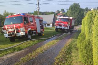 Gmina Rzepiennik Strzyżewski. Pożar budynku gospodarczego w Turzy