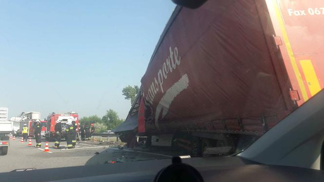 Gigantyczny wypadek na S7