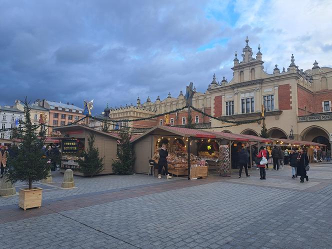 Jarmark bożonarodzeniowych na Rynku Głównym w Krakowie